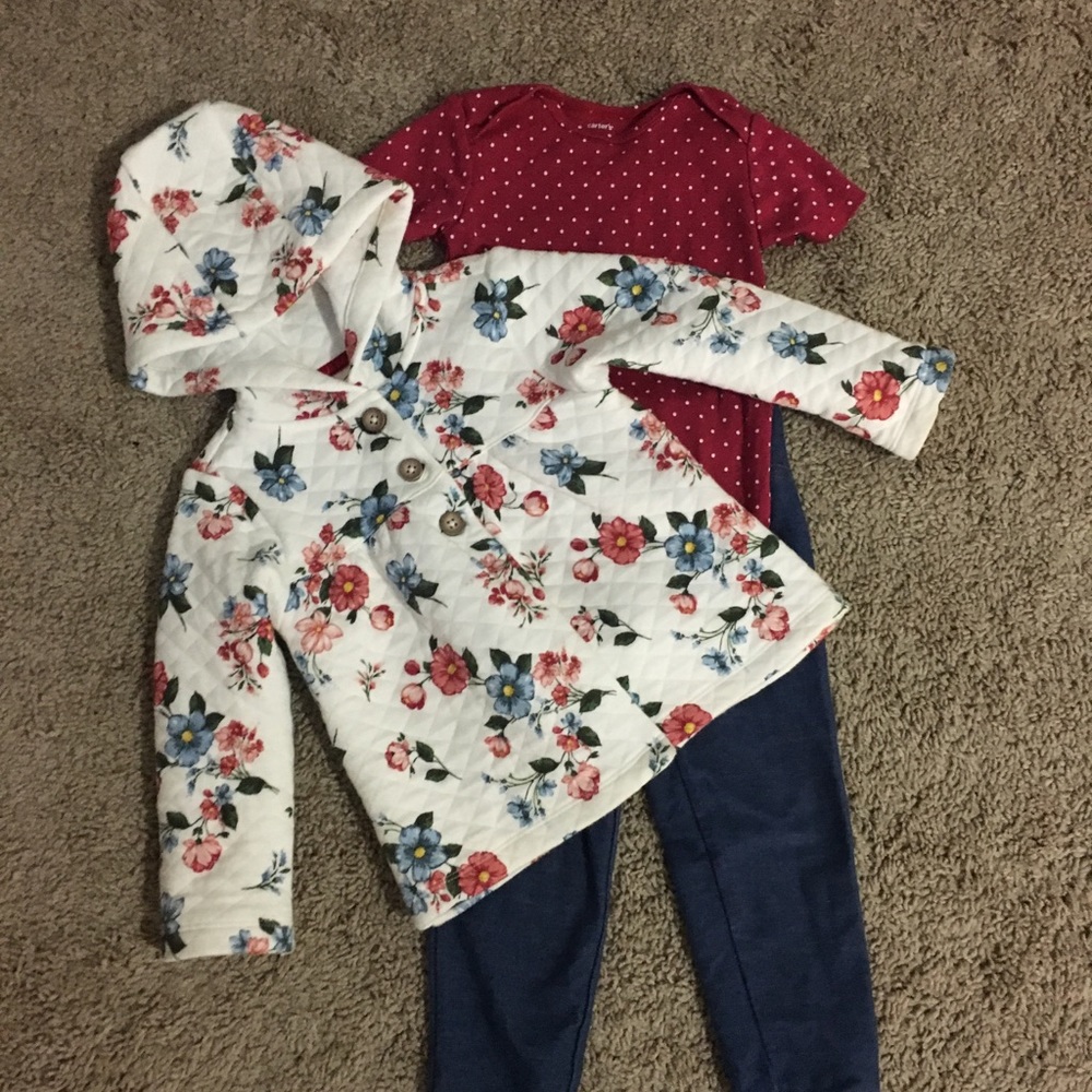 24 month girls Carters outfit with jacket